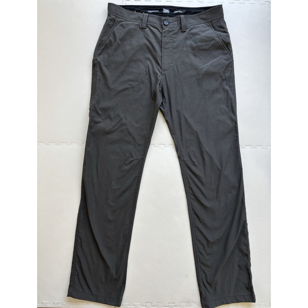 PRANA Mens Pants Alameda UPF Trail Travel Utility Straight Leg - Size 36/34